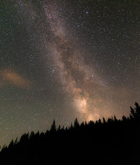 milky way in jasper national park