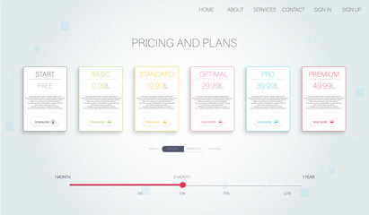 Poster - Abstract banner with tariff. Web page design vector. Hosting server isometric vector illustration. Isometric flat data cloud storage network vector illustration. Cloud technology.