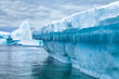 global warming and environment problem ecology concept, ice melting in Antarctica