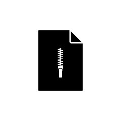 Poster - lightning on document icon. Element of document icon. Premium quality graphic design icon. Signs and symbols collection icon for websites, web design, mobile app