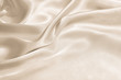 canvas print picture - The texture of the satin fabric of beige color for the background 