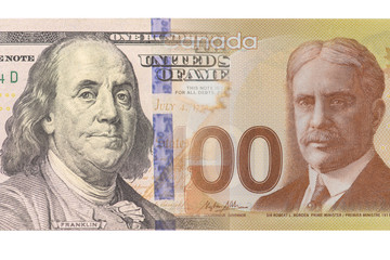 Banknotes of USA and Canada