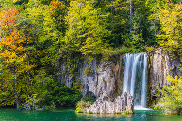 Wall Mural - Lovely waterfall