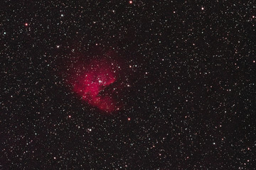 Wall Mural - The Pacman Nebula NGC 281 in the constellation Cassiopeia as seen from Stockach in Germany.