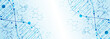 © Alex - Science template, wallpaper or banner with a DNA molecules.