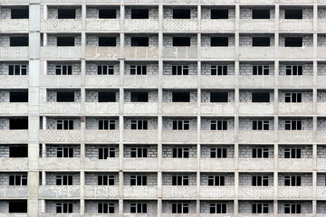 Wall Mural - Construction of multistory residential building