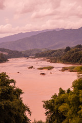 Canvas Print - Natural view of Mekong river