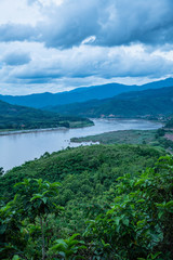 Canvas Print - Natural view of Mekong river