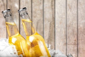 Sticker - Bottles of cold and fresh beer