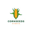 corn logo vector icon illustration color