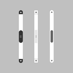 Scroll bars  vector