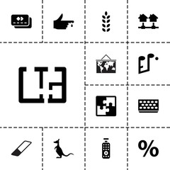 Aufkleber - Collection of 13 concept filled icons