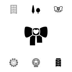 Aufkleber - Collection of 7 decor filled and outline icons
