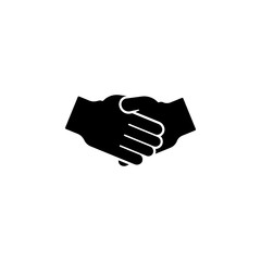 Poster - handshake icon. Element of human rights icon. Premium quality graphic design icon. Signs and symbols collection icon for websites, web design, mobile app