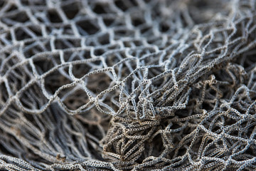 Fishing net in a bunch
