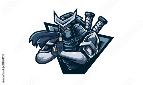 Fotografía Ninja Logo, feel free to adding you own logo text to the logo