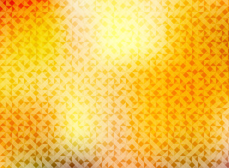 Wall Mural - abstract autumn background with triangles pattern shining bright red, yellow and orange color.