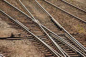 Railway view from Oulu, Finland.