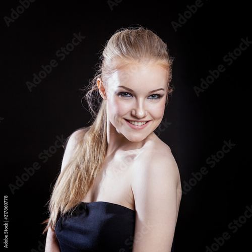 Beauty Fashion Model Girl With Long Healthy Smooth Straight Hair