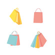 Colorful shopping bag illustration