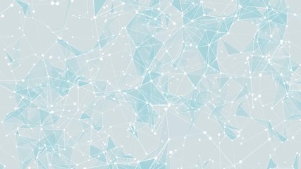 Poster - technology network loop background