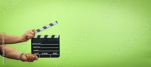 film production, Clapper , Casting, chroma key , director , Poster Mural XXL