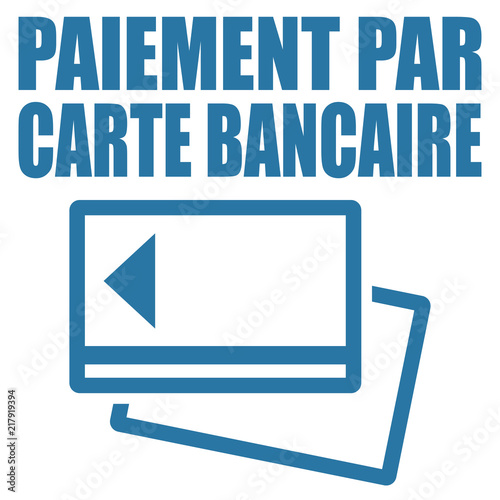 Logo paiement par carte bancaire. Acheter ce vecteur libre de droit