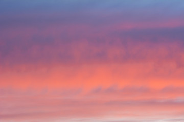 Wall Mural - Background of the evening sky and amazing clouds.