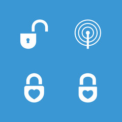Aufkleber - Collection of 4 locker filled icons