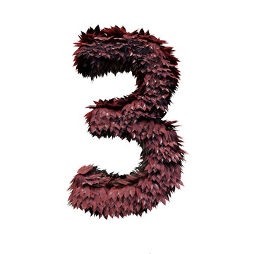 Foliage Number, 3D rendering