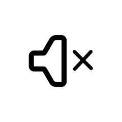 Fototapete - off Volume icon Web design new modern one from set