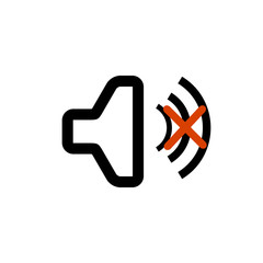 Fototapete - off Volume icon Web design new modern one from set