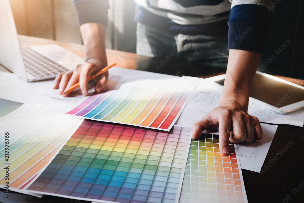 corporate designer graphic creative creativity concept ,man using pen ...