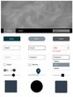 © smaria2015 - Light Gray vector wireframe kit with galaxy stars.