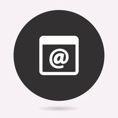 Poster - browser - vector icon.