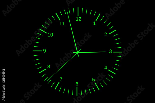シンプルな時計の文字盤グラフィック素材 Stock イラスト Adobe Stock