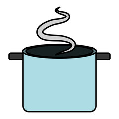 Wall Mural - kitchen pot cooking icon