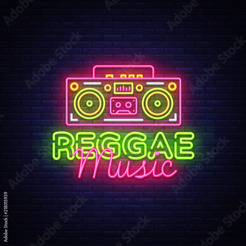Dekoracja na wymiar  muzyka-reggae-neon-logo-wektor-koncepcja-neonu-reggae-szablon-projektu-nowoczesny-design-trendow