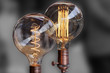 © bmatrix - two incandescent lamps on a black and white background