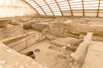 Canvas Print - Catalhoyuk Oldest Town in World