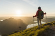 © Westend61 - Austrian, Salzkammergut, Woman hiking alone in the mountains
