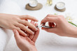 Careful removing of cuticle. Get rid of dead tissue for accurate and beautiful appearance of your nails.