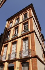 Wall Mural - Immeuble ancien à Toulouse, Haute Garonne	