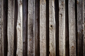 Wall Mural - Old wood plank texture for background