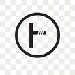 © vectorstockcompany - Side road vector icon isolated on transparent background, Side road logo design