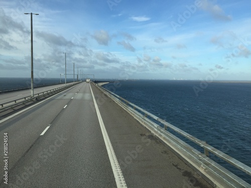 The Oresund Bridge Between Denmark And Sweden Driving From The Oresund Bridge Between Denmark And Sweden Driving From To On