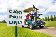 Golf Cart Path Only