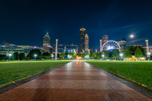 Blue Hour From The Centennial Olympic Park