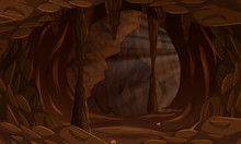 A Dark Cave Landscape