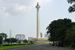 Famous National monument in the centre of Merdeka Square at Jakarta, Indonesia
